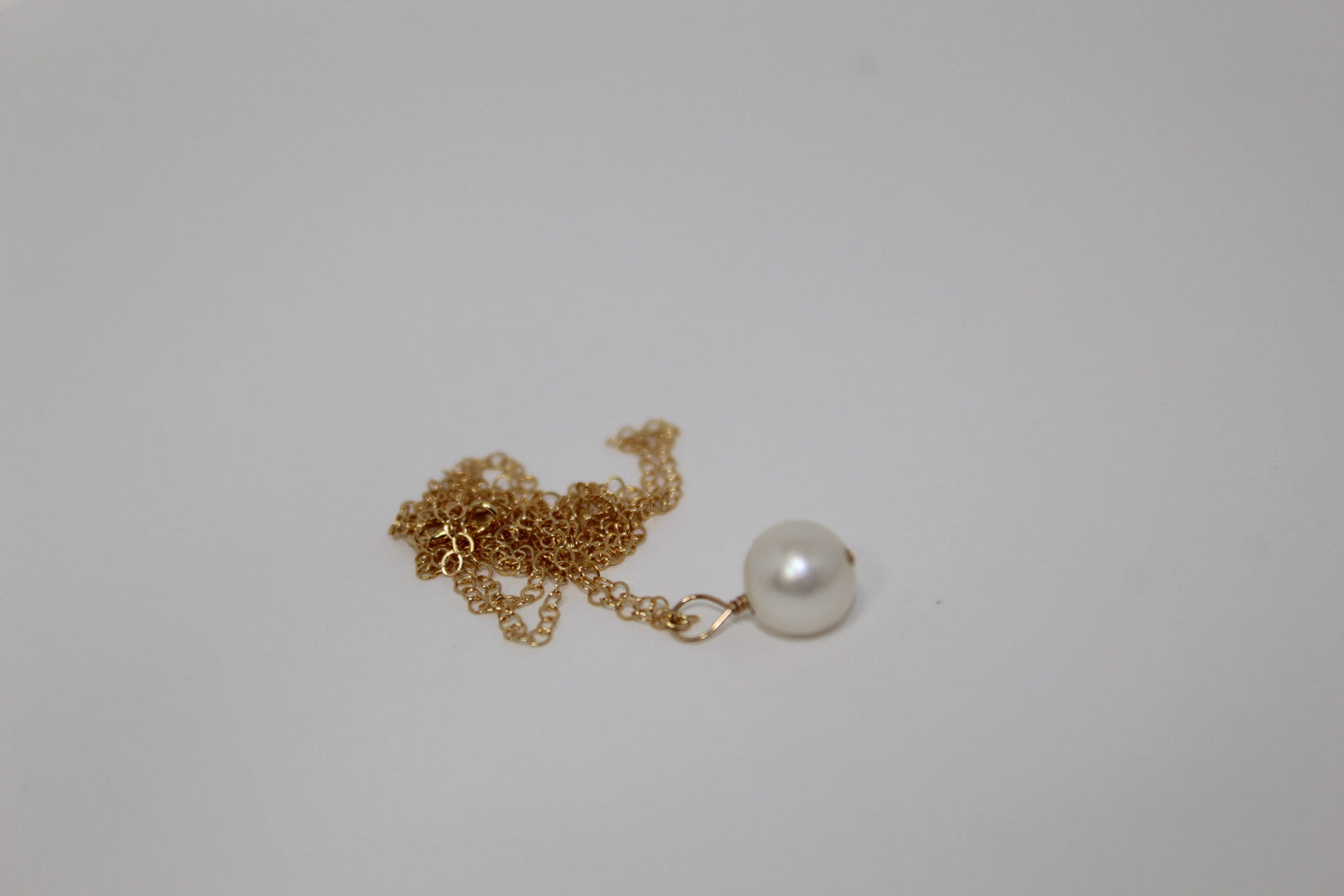 Pearl Gold Chain Necklace